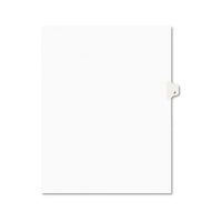 Preprinted Legal Exhibit Side Tab Index Dividers, Avery Style, 26-tab, J, 11 X 8.5, White, 25-pack, (1410)