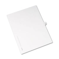 Preprinted Legal Exhibit Side Tab Index Dividers, Avery Style, 26-tab, M, 11 X 8.5, White, 25-pack, (1413)