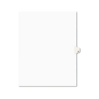 Preprinted Legal Exhibit Side Tab Index Dividers, Avery Style, 26-tab, N, 11 X 8.5, White, 25-pack, (1414)