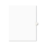 Preprinted Legal Exhibit Side Tab Index Dividers, Avery Style, 26-tab, N, 11 X 8.5, White, 25-pack, (1414)