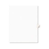 Preprinted Legal Exhibit Side Tab Index Dividers, Avery Style, 26-tab, O, 11 X 8.5, White, 25-pack, (1415)