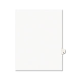 Preprinted Legal Exhibit Side Tab Index Dividers, Avery Style, 26-tab, S, 11 X 8.5, White, 25-pack, (1419)