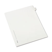 Preprinted Legal Exhibit Side Tab Index Dividers, Avery Style, 26-tab, Y, 11 X 8.5, White, 25-pack, (1425)