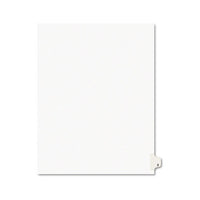 Preprinted Legal Exhibit Side Tab Index Dividers, Avery Style, 26-tab, Z, 11 X 8.5, White, 25-pack, (1426)