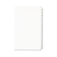 Preprinted Legal Exhibit Side Tab Index Dividers, Avery Style, 25-tab, 26 To 50, 14 X 8.5, White, 1 Set, (1431)