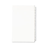 Preprinted Legal Exhibit Side Tab Index Dividers, Avery Style, 25-tab, 26 To 50, 14 X 8.5, White, 1 Set, (1431)