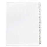 Preprinted Legal Exhibit Side Tab Index Dividers, Allstate Style, 25-tab, 76 To 100, 11 X 8.5, White, 1 Set, (1704)