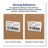 Thermal Printer Labels, Thermal Printers, 1.13 X 3.5, Clear, 120-roll, 1 Roll-pack