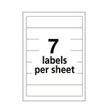 Printable 4" X 6" - Permanent File Folder Labels, 0.69 X 3.44, White, 7-sheet, 36 Sheets-pack, (5201)