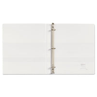 Heavy-duty Non Stick View Binder With Durahinge And Slant Rings, 3 Rings, 0.5" Capacity, 11 X 8.5, White, (5234)