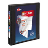 Heavy-duty Non Stick View Binder With Durahinge And Slant Rings, 3 Rings, 1" Capacity, 11 X 8.5, Black, (5300)