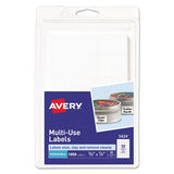 Removable Multi-use Labels, Handwrite Only, 0.63 X 0.88, White, 30-sheet, 35 Sheets-pack, (5424)