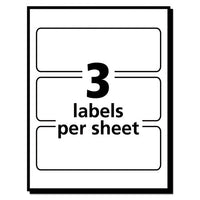 Removable Multi-use Labels, Inkjet-laser Printers, 1.5 X 4, White, 3-sheet, 50 Sheets-pack, (5452)