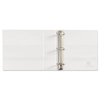 Heavy-duty Non Stick View Binder With Durahinge And Slant Rings, 3 Rings, 3" Capacity, 11 X 8.5, White, (5604)