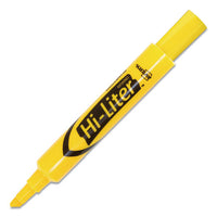 Hi-liter Desk-style Highlighters, Chisel Tip, Yellow, Dozen, (7742)