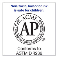 Marks A Lot Regular Desk-style Permanent Marker, Broad Chisel Tip, Green, Dozen, (7885)