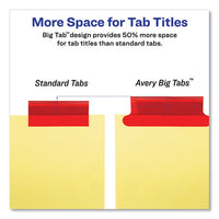 Insertable Big Tab Dividers, 5-tab, Letter