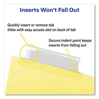 Insertable Big Tab Dividers, 8-tab, Letter