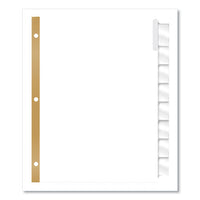 Insertable Big Tab Dividers, 8-tab, Letter