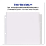Insertable Big Tab Dividers, 5-tab, 11 1-8 X 9 1-4