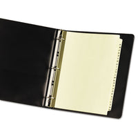 Preprinted Laminated Tab Dividers W-gold Reinforced Binding Edge, 25-tab, Letter