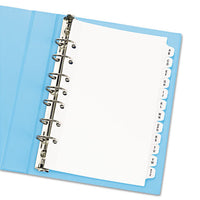 Preprinted Tab Dividers, 12-tab, 8.5 X 5 1-2