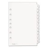 Preprinted Tab Dividers, 12-tab, 8.5 X 5 1-2