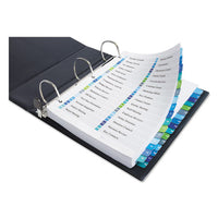 Customizable Toc Ready Index Double Column Multicolor Dividers, 32-tab, Letter