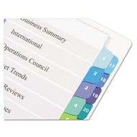 Customizable Toc Ready Index Double Column Multicolor Dividers, 32-tab, Letter