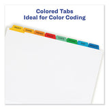 Print And Apply Index Maker Clear Label Dividers, 8 Color Tabs, Letter, 25 Sets