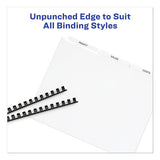 Print And Apply Index Maker Clear Label Unpunched Dividers, 3-tab, Ltr, 25 Sets