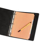 Write & Erase Plain-tab Paper Dividers, 5-tab, Letter, Multicolor, 36 Sets