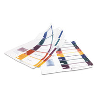 Customizable Table Of Contents Ready Index Dividers With Multicolor Tabs, 8-tab, 1 To 8, 11 X 8.5, Translucent, 1 Set