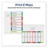 Customizable Toc Ready Index Multicolor Dividers, 1-8, Letter