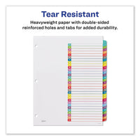 Customizable Toc Ready Index Multicolor Dividers, 1-31, Letter