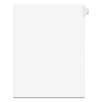 Preprinted Legal Exhibit Side Tab Index Dividers, Avery Style, 10-tab, 1, 11 X 8.5, White, 25-pack