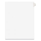 Preprinted Legal Exhibit Side Tab Index Dividers, Avery Style, 10-tab, 1, 11 X 8.5, White, 25-pack