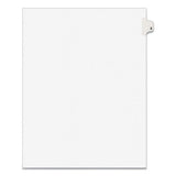 Preprinted Legal Exhibit Side Tab Index Dividers, Avery Style, 10-tab, 2, 11 X 8.5, White, 25-pack