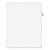 Preprinted Legal Exhibit Side Tab Index Dividers, Avery Style, 10-tab, 6, 11 X 8.5, White, 25-pack