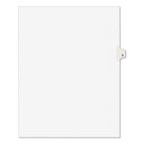 Preprinted Legal Exhibit Side Tab Index Dividers, Avery Style, 10-tab, 9, 11 X 8.5, White, 25-pack