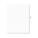 Preprinted Legal Exhibit Side Tab Index Dividers, Avery Style, 10-tab, 11, 11 X 8.5, White, 25-pack