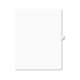 Preprinted Legal Exhibit Side Tab Index Dividers, Avery Style, 10-tab, 12, 11 X 8.5, White, 25-pack