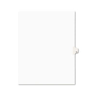 Preprinted Legal Exhibit Side Tab Index Dividers, Avery Style, 10-tab, 14, 11 X 8.5, White, 25-pack