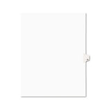 Preprinted Legal Exhibit Side Tab Index Dividers, Avery Style, 10-tab, 14, 11 X 8.5, White, 25-pack