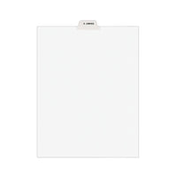 Avery-style Preprinted Legal Bottom Tab Divider, Exhibit C, Letter, White, 25-pk