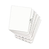 Avery-style Preprinted Legal Bottom Tab Divider, Exhibit C, Letter, White, 25-pk