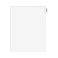 Avery-style Preprinted Legal Bottom Tab Divider, Exhibit G, Letter, White, 25-pk