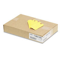 Unstrung Shipping Tags, Paper, 4 3-4 X 2 3-8, Yellow, 1,000-box
