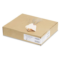 Double Wired Shipping Tags, 13pt. Stock, 4 1-4 X 2 1-8, Manila, 1,000-box