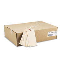 Double Wired Shipping Tags, 13pt. Stock, 6 1-4 X 3 1-8, Manila, 1,000-box
